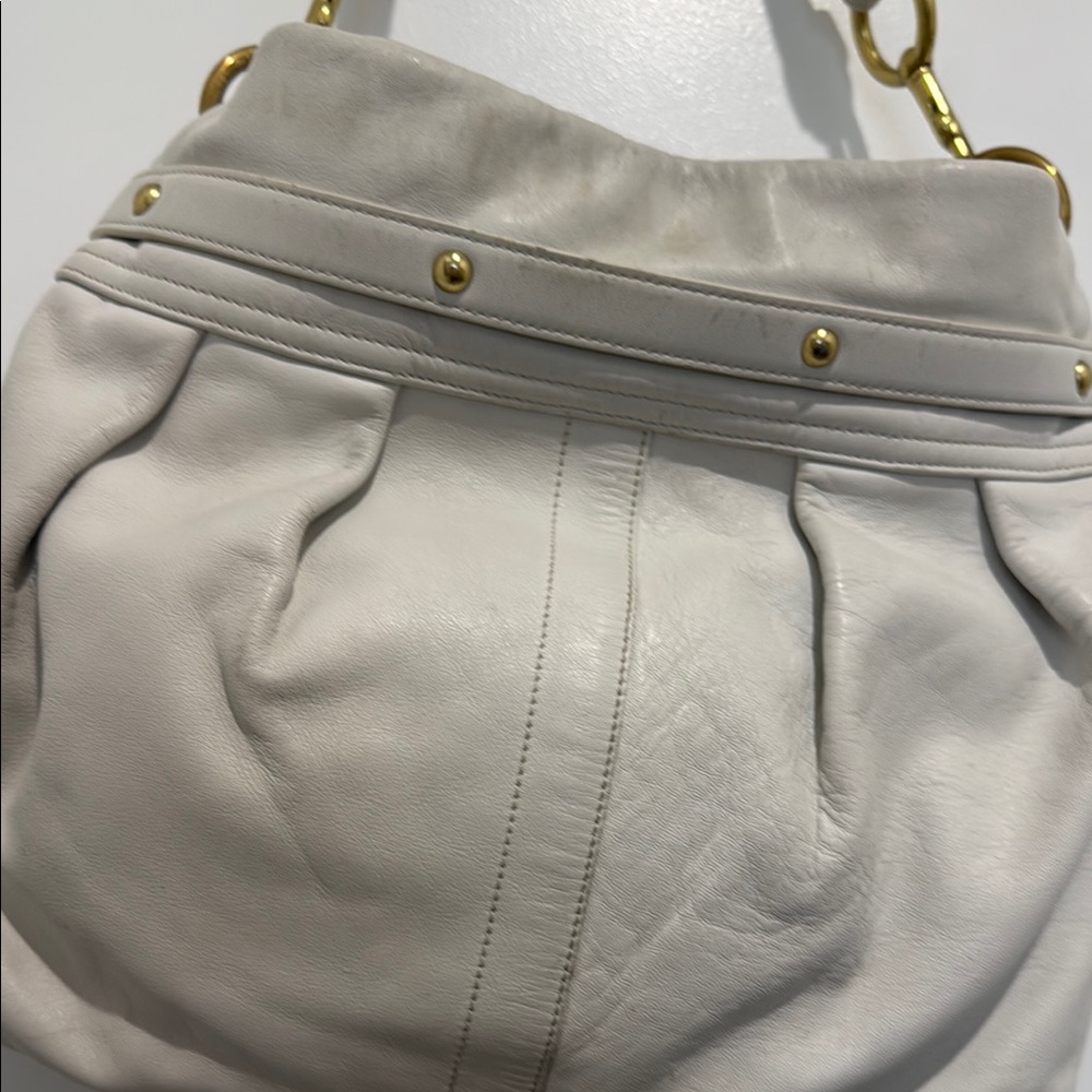 Coach white hampton’s hobo purse - Picture 6 of 11